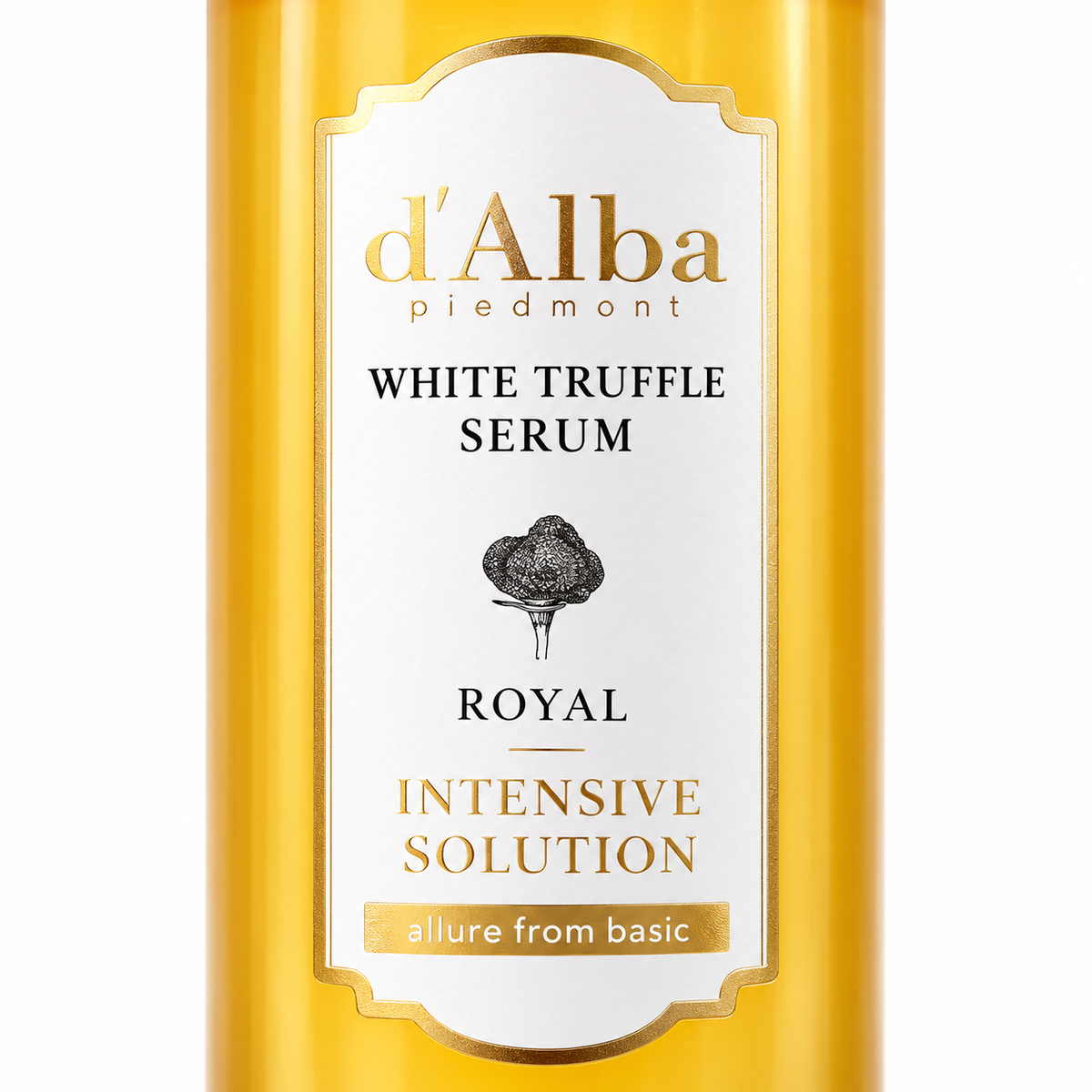 White Truffle Radiance Serum – label detail